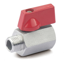 Stainless Steel Thread End Mini Ball Valve (M/F)